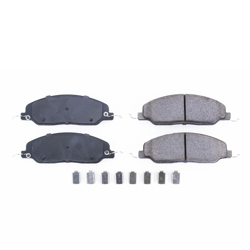 Power Stop 05-10 Ford Mustang Front Z17 Evolution Ceramic Brake Pads w/Hardware