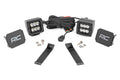 LED Light Kit Ditch Mount 2 Inch Black Pair Spot Jeep Cherokee KL (14-21) Rough Country