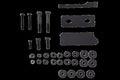 Exterior Jack Mount Textured Black For 2007-2018 Jeep Wrangler JK 4 Door Go Rhino