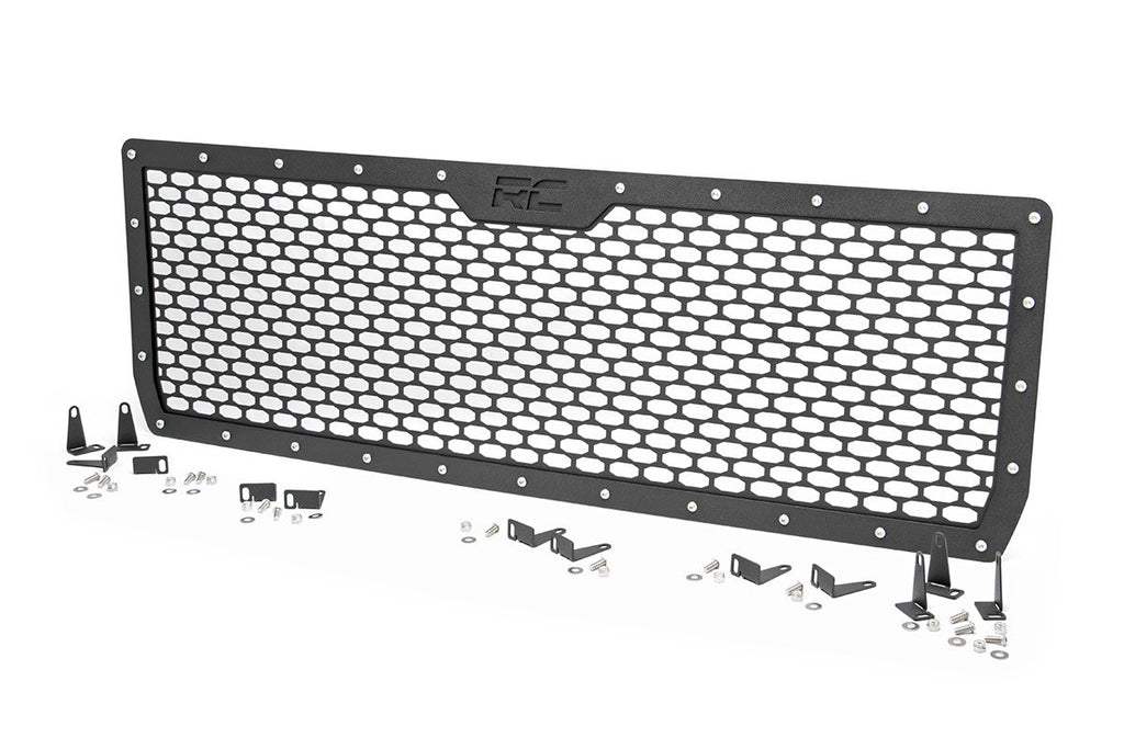Sierra Mesh Grille 14-15 1500 Sierra Black Powdercoat Stainless Steel Hardware Rough Country