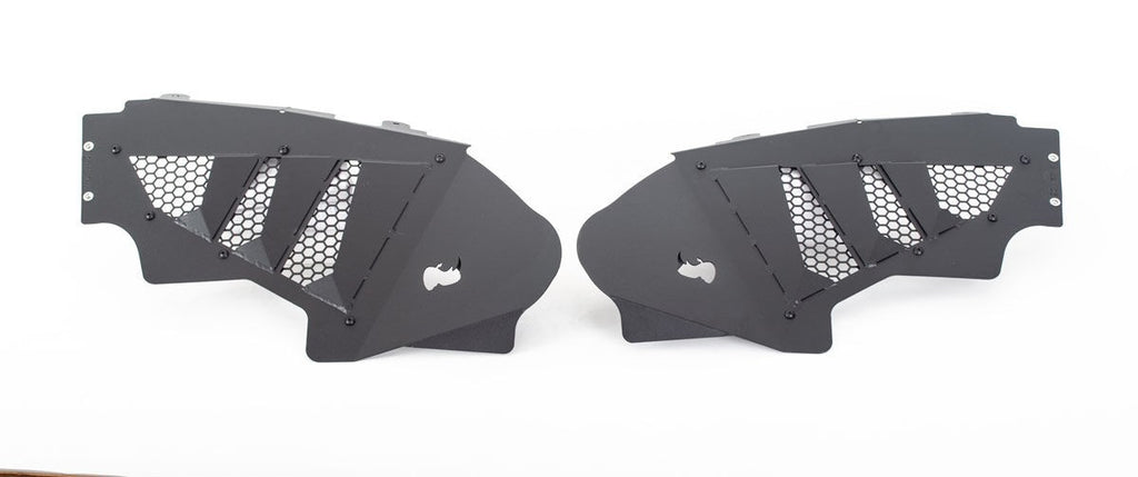 Front Fender Liners Textured Black 2018-2026 Jeep Wrangler JL 2020-2025 Jeep Gladiator Go Rhino