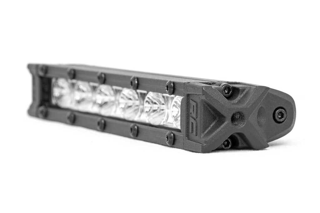 6 Inch Chrome Series LED Light Bar Slim Line Pair Rough Country