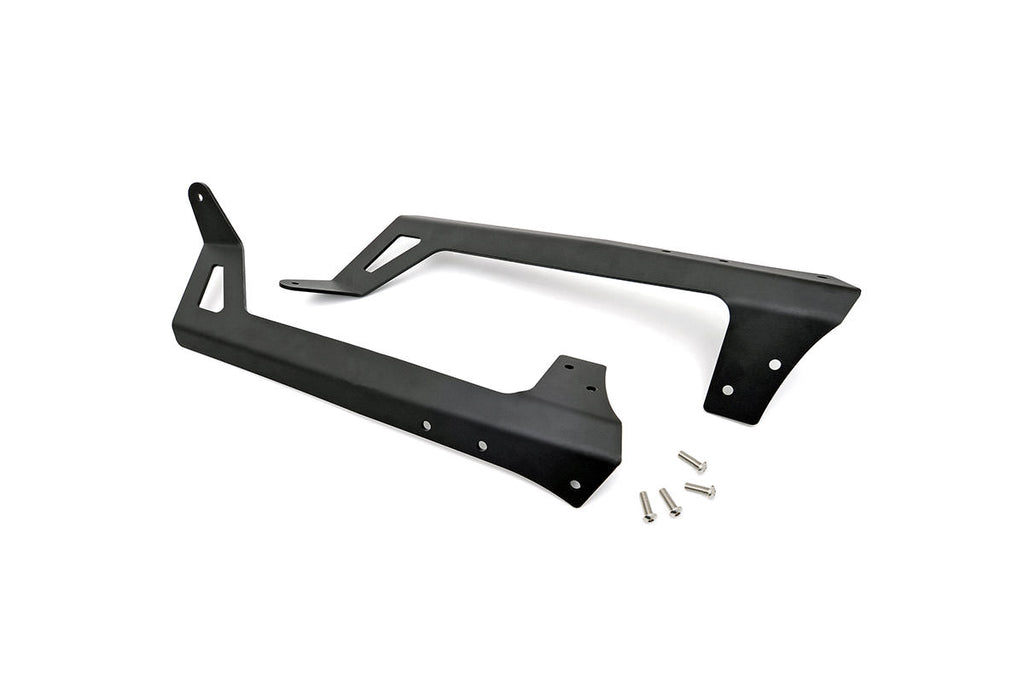 LED Light Mounts Upper Windshield 50 Inch Jeep Wrangler JK/Wrangler Unlimited (07-18) Rough Country