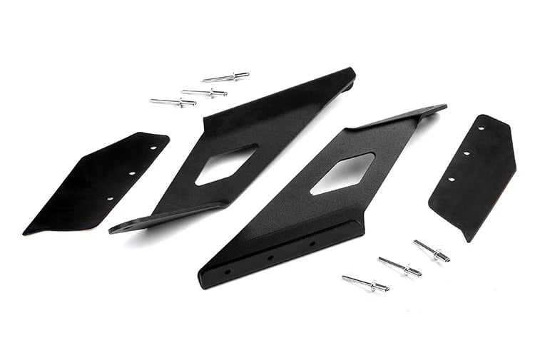 LED Light Mount Upper Windshield 54 Inch Curved Silverado/Sierra 1500 (14-18 & Classic) Rough Country