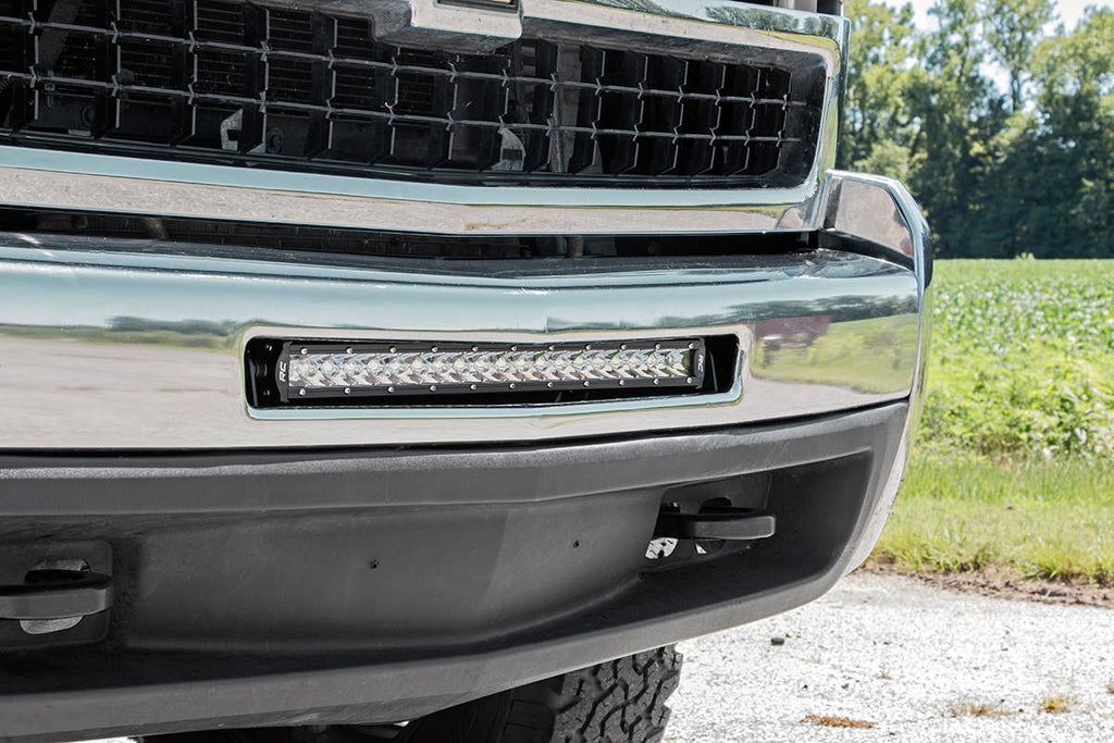 LED Light Mount Bumper 20 Inch Chevy Silverado 1500 (07-13)/Silverado 2500 HD (07-10) Rough Country