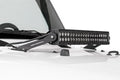 LED Light Mount Hood 20 Inch Jeep Wrangler JK/Wrangler Unlimited (07-18) Rough Country