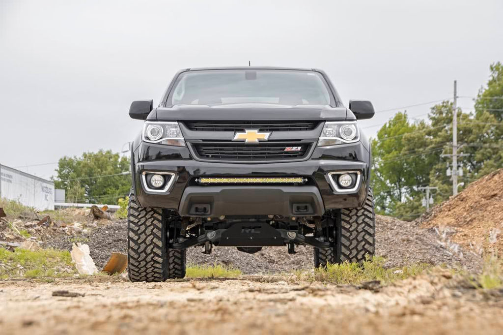 LED Light Mount Bumper 30 Inch Chevy/GMC Canyon/Colorado 2WD/4WD (15-22) Rough Country
