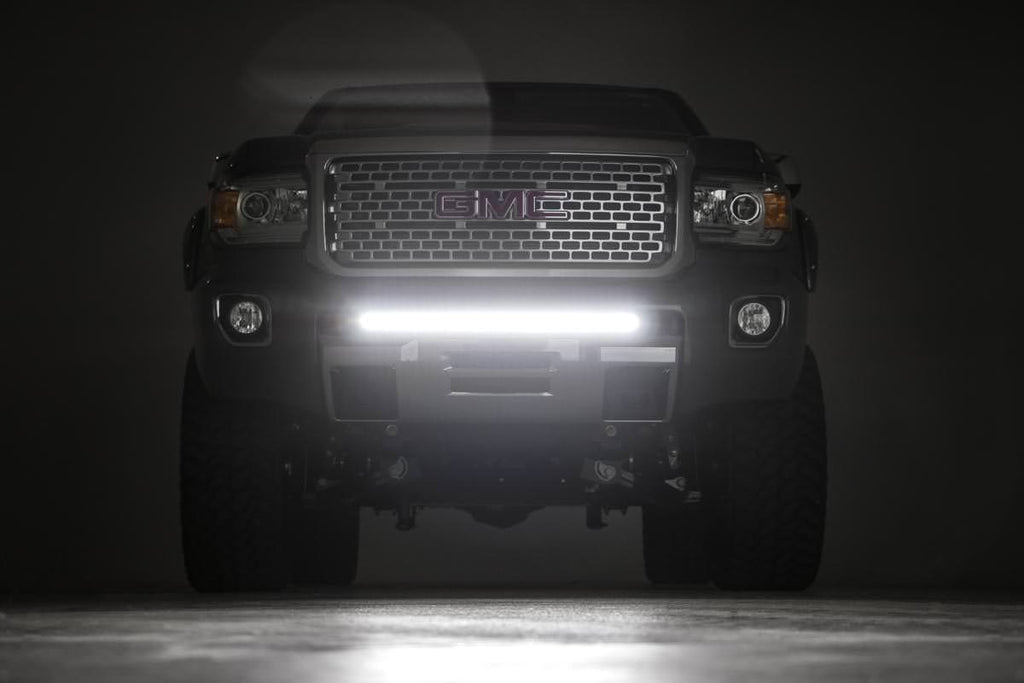 LED Light Mount Bumper 30 Inch Chevy/GMC Canyon/Colorado 2WD/4WD (15-22) Rough Country