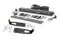 LED Light Kit Bumper Mount 20 Inch Black Single Row White DRL Ram 2500 (03-18)/3500 (03-18) Rough Country
