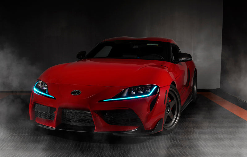 Oracle 20-21 Toyota Supra GR RGB+A Headlight DRL Upgrade Kit - ColorSHIFT 2