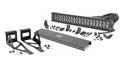 LED Light Kit Bumper Mount 20 Inch Black Dual Row White DRL Ford F-250/F-350 Super Duty (05-07) Rough Country