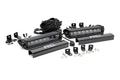 LED Light Kit Grille Mount 8 Inch Black Pair Ford F-250 Super Duty (17-19) Rough Country