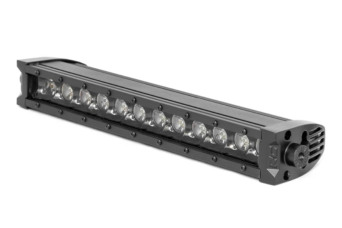 12 Inch Black Series LED Light Bar Single Row Rough Country