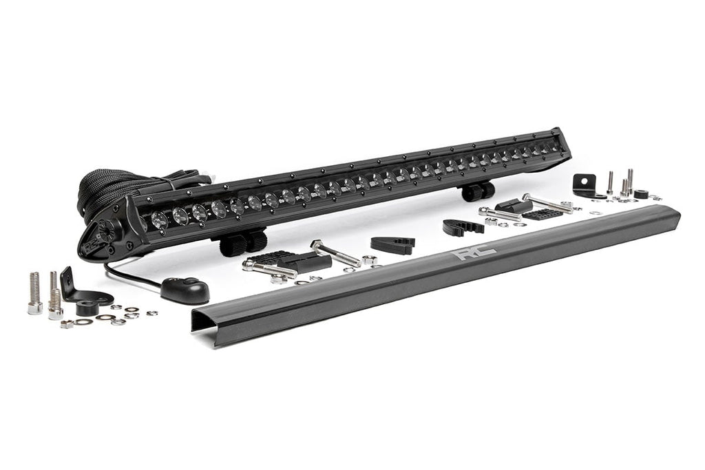 30 Inch Black Series LED Light Bar Single Row Rough Country