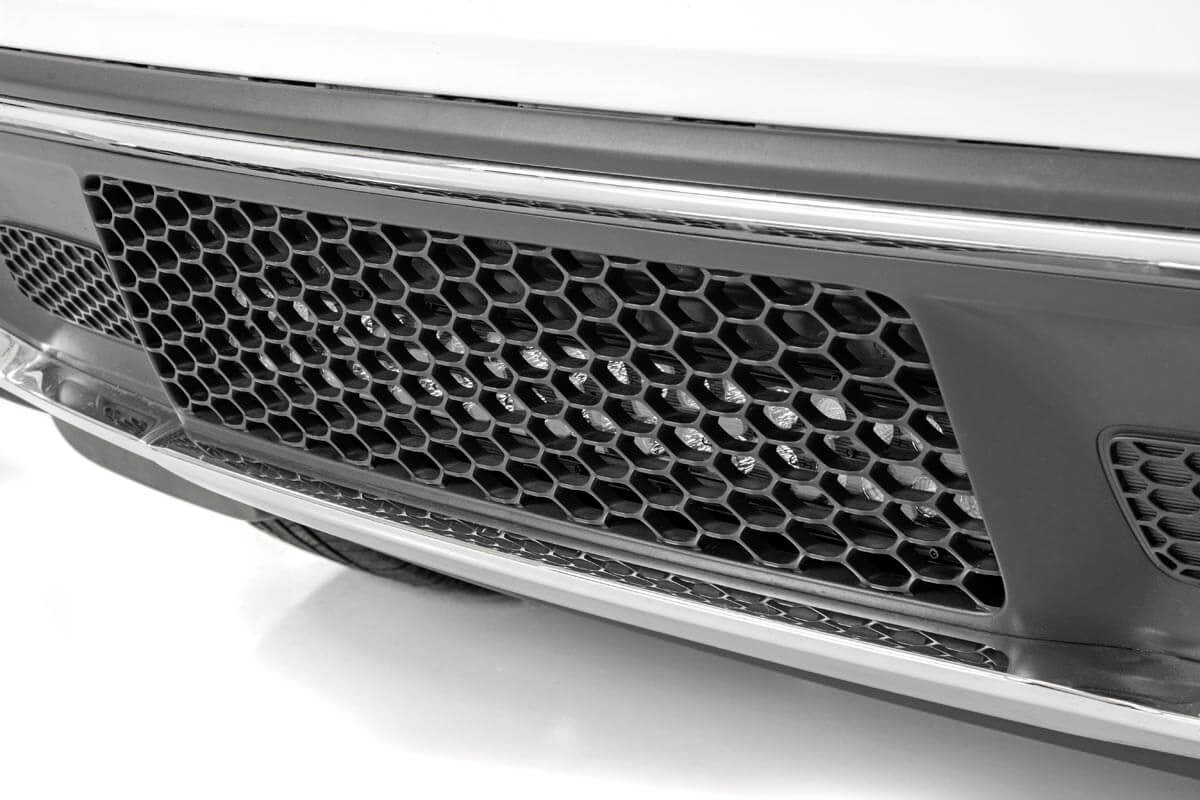 LED Light Kit Bumper Mount 20 Inch Black Dual Row Jeep Grand Cherokee WK2 (11-20) Rough Country
