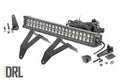LED Light Kit Bumper Mount 20 Inch Black Dual Row Amber DRL Ram 1500 (19-24) Rough Country