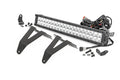 LED Light Kit Bumper Mount 20 Inch Chrome Dual Row Amber DRL Ram 1500 (19-24) Rough Country
