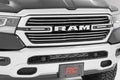Dual 6in LED Grille Kit Chrome Slimline Ram 1500 2WD/4WD (2019-2024) Rough Country