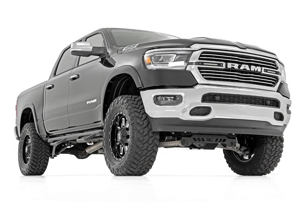 Dual 6in LED Grille Kit Chrome Slimline Ram 1500 2WD/4WD (2019-2024) Rough Country