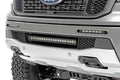 LED Light Kit Bumper Mount 6 Inch Black Slimline Pair Ford Ranger (19-23) Rough Country