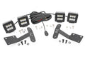 LED Light Kit Ditch Mount Dual 2 Inch Black Pairs Spot Toyota Tundra (14-21) Rough Country