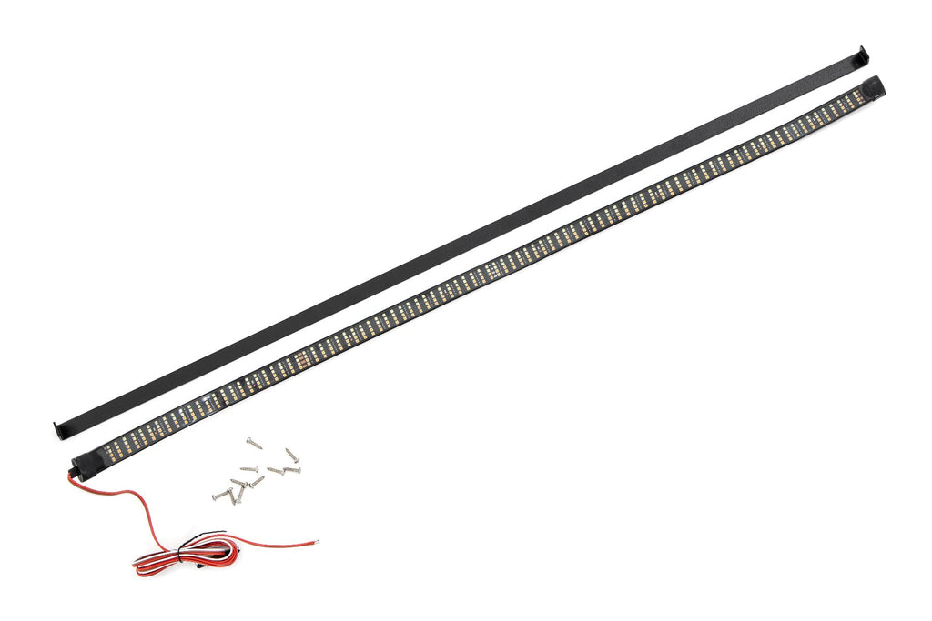 LED Light Kit Hood Bulge 40 Inch White/Amber Strip Toyota Tundra (14-21) Rough Country