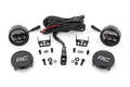 Black Series Round LED Light Pair 3.5 Inch Amber DRL Rough Country