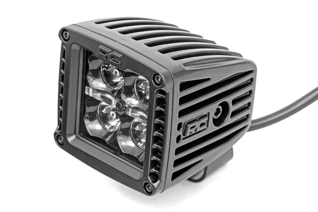 2 Inch Black Series LED Light Pods Spot Square Rough Country