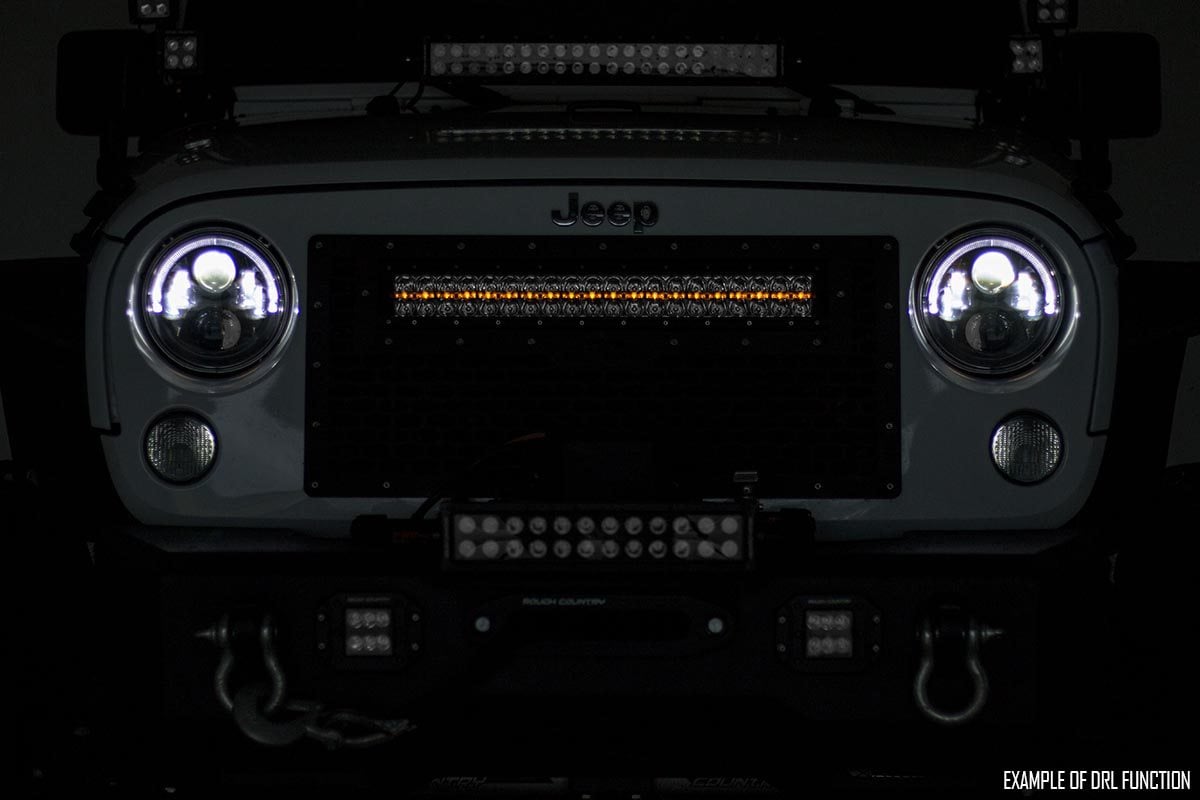 20 Inch Chrome Series LED Light Bar Dual Row DRL Rough Country