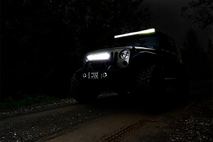 20 Inch Chrome Series LED Light Bar Dual Row DRL Rough Country