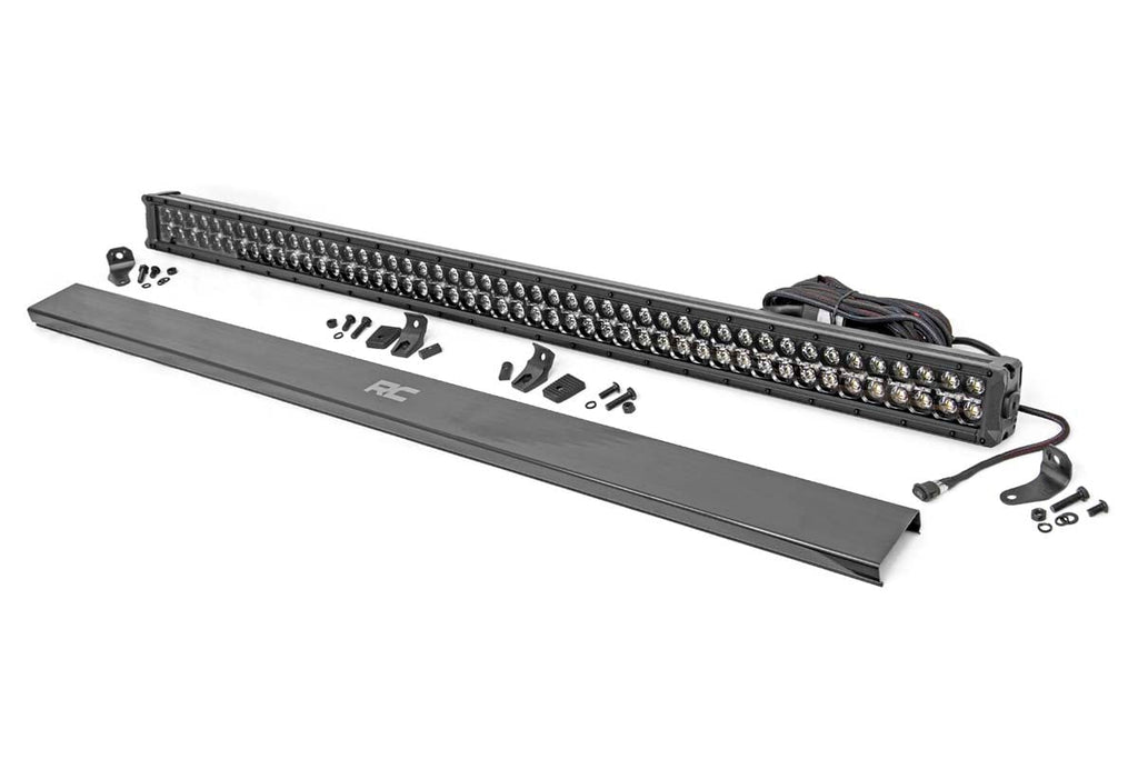 50 Inch Black Series LED Light Bar Dual Row Amber DRL Rough Country