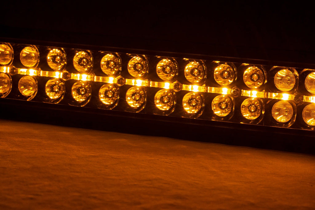 50 Inch Black Series LED Light Bar Dual Row Amber DRL Rough Country