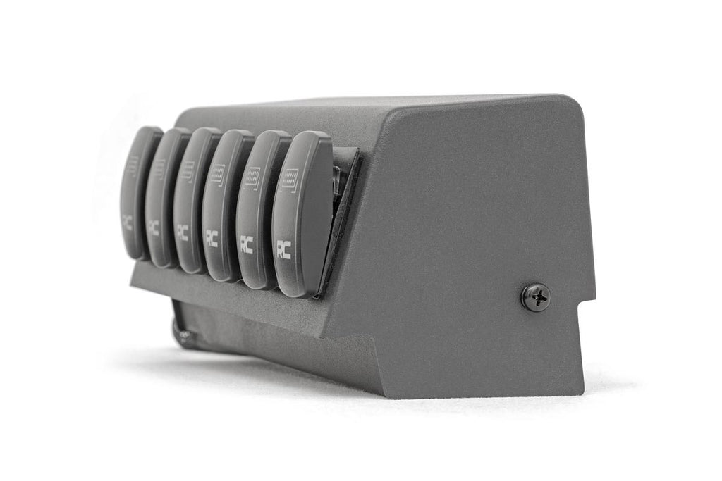 MLC-6 Multiple Light Controller Upper Dash Mount Kit 18-Up Wrangler JL, 20 Gladiator JT Rough Country