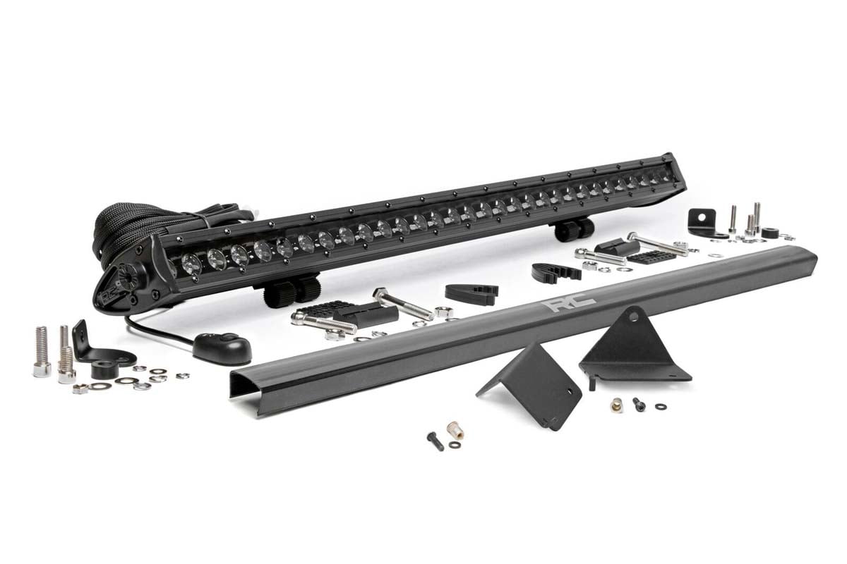 LED Light Under Bed 30 Inch Black Single Row Can-Am Defender HD 5/HD 8/HD 9/HD 10 Rough Country