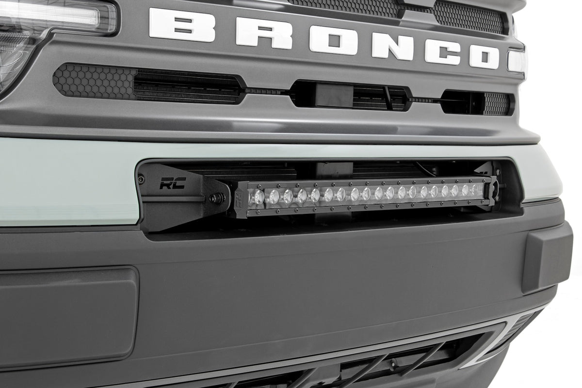 Ford 20.0 Inch LED Bumper Kit w/ Chrome Series LED 21-UP Ford Bronco Sport Rough Country