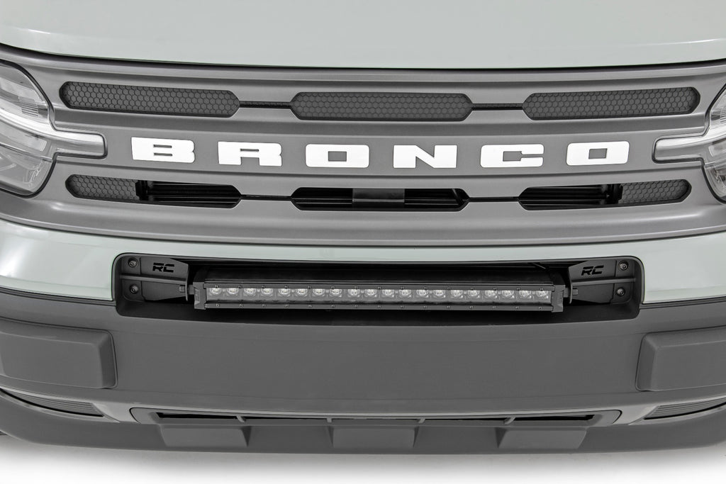 Ford 20.0 Inch LED Bumper Kit w/ Chrome Series LED 21-UP Ford Bronco Sport Rough Country