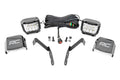 LED Light Kit Ditch Mount 3 Inch OSRAM Wide Chevy 1500 & Silverado/Sierra 2500HD/3500HD (07-14) Rough Country