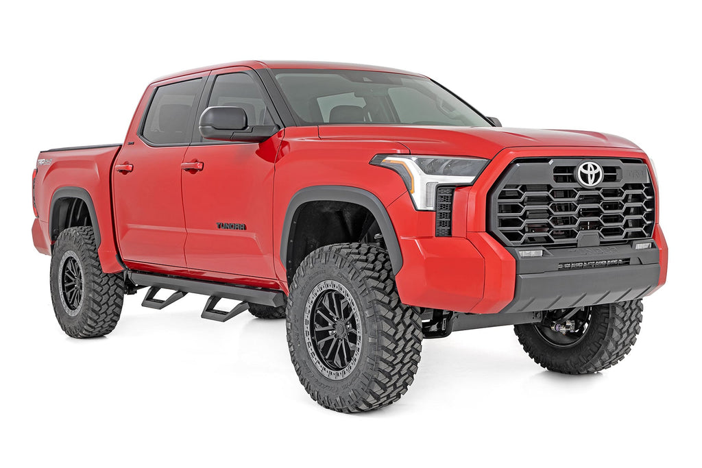 SRX2 Adj Aluminum Steps CrewMax Toyota Tundra 2WD/4WD (2022-2026) Rough Country