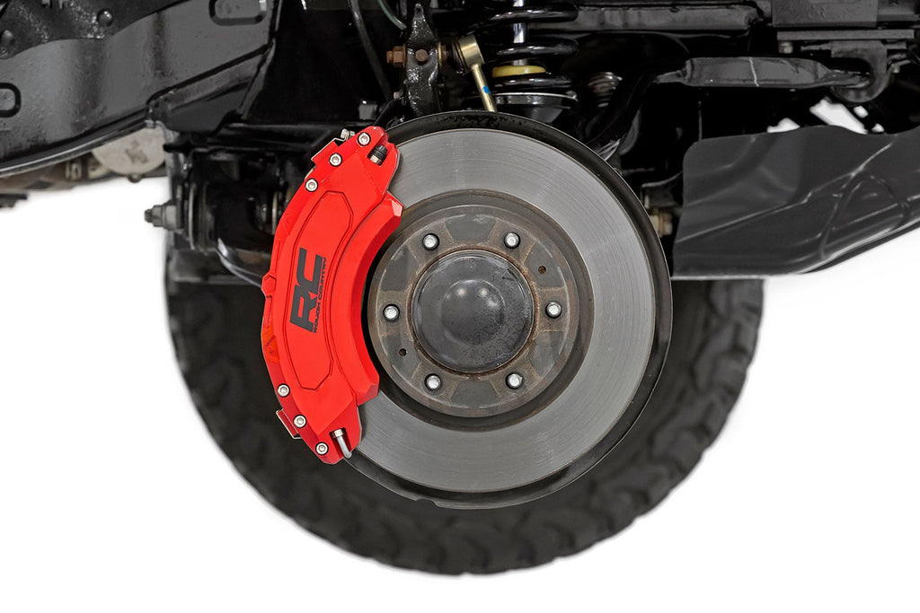 Caliper Covers Front and Rear Red Silverado/Sierra 1500 (14-18 & Classic) Rough Country