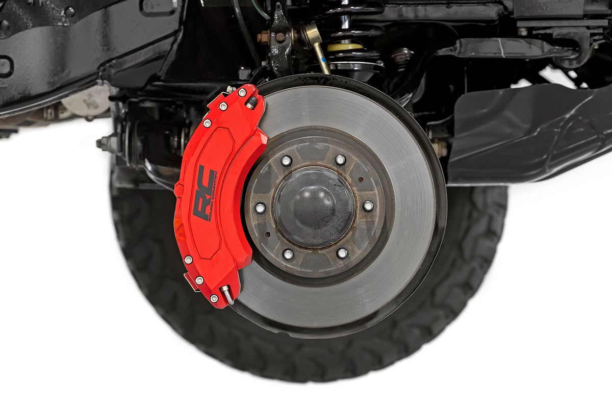 Caliper Covers Front and Rear Red Toyota Tacoma 2WD/4WD (2024-2026) Rough Country
