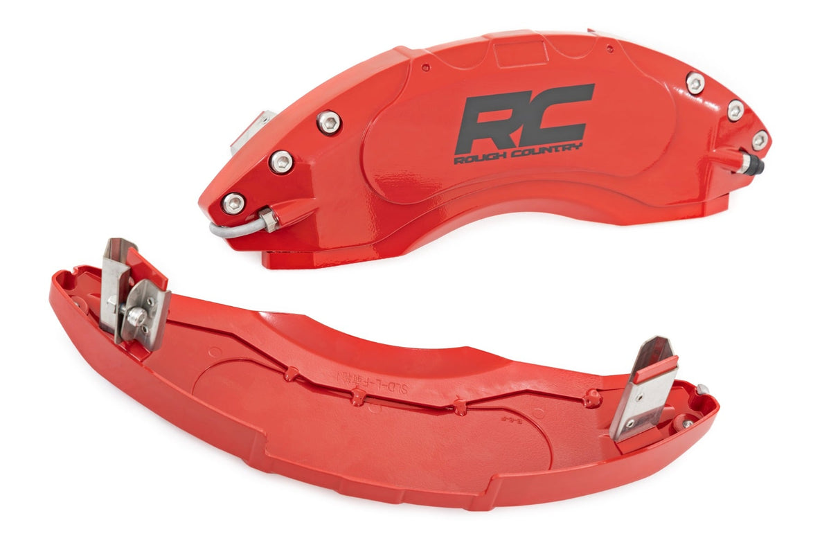 Caliper Covers Front and Rear Red Toyota Tacoma 2WD/4WD (2024-2026) Rough Country