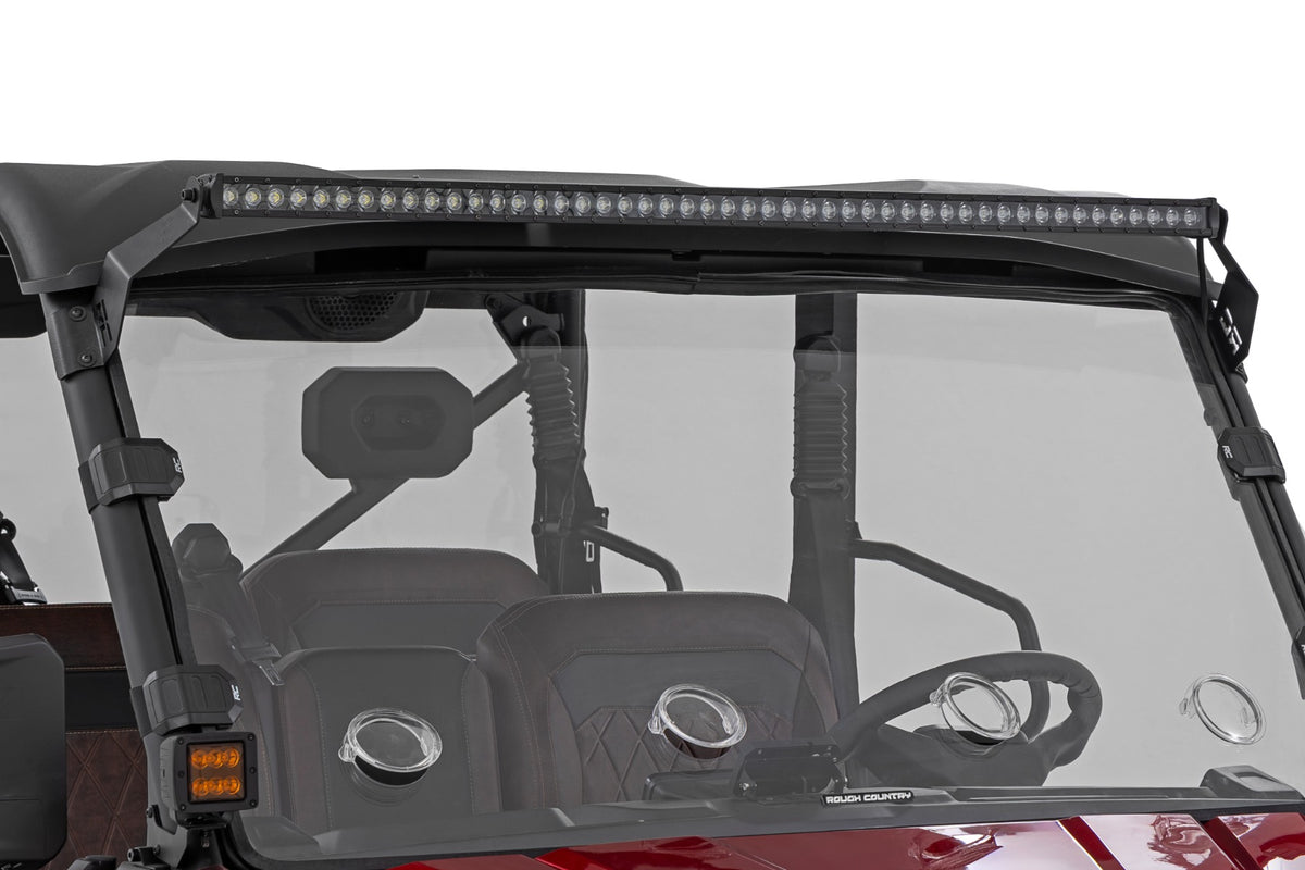 LED Light Mount 50 Inch Black Single Row CFMOTO UFORCE U10 Pro Rough Country