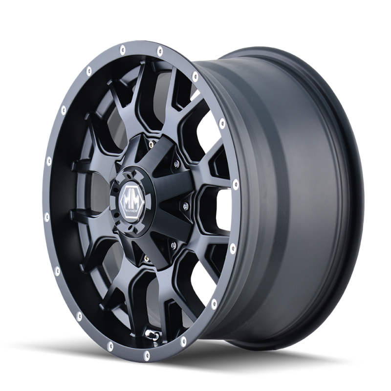 Mayhem 8015 Warrior 18x9 / 8x170 BP / -12mm Offset / 125.2mm Hub Matte Black Wheel