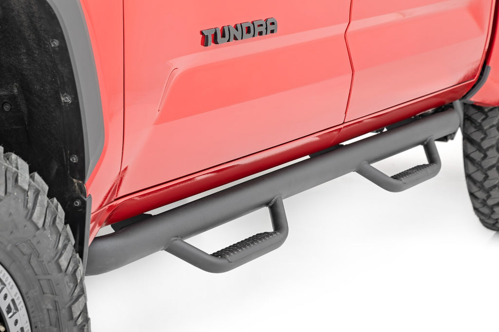 Nerf Steps Cab Length Crew Max Toyota Tundra 2WD/4WD (22-23) Rough Country