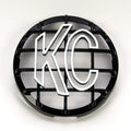 Stone Guard 6 Inch KC Plastic Black/White Each KC HiLiTES