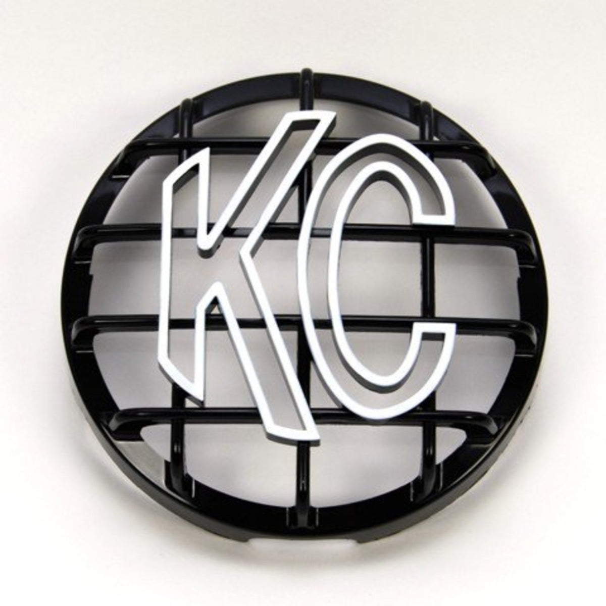 Stone Guard 6 Inch KC Plastic Black/White Each KC HiLiTES