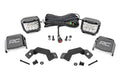 LED Light Kit Ditch Mount 3 Inch OSRAM Wide Toyota Land Cruiser (24-26) Rough Country