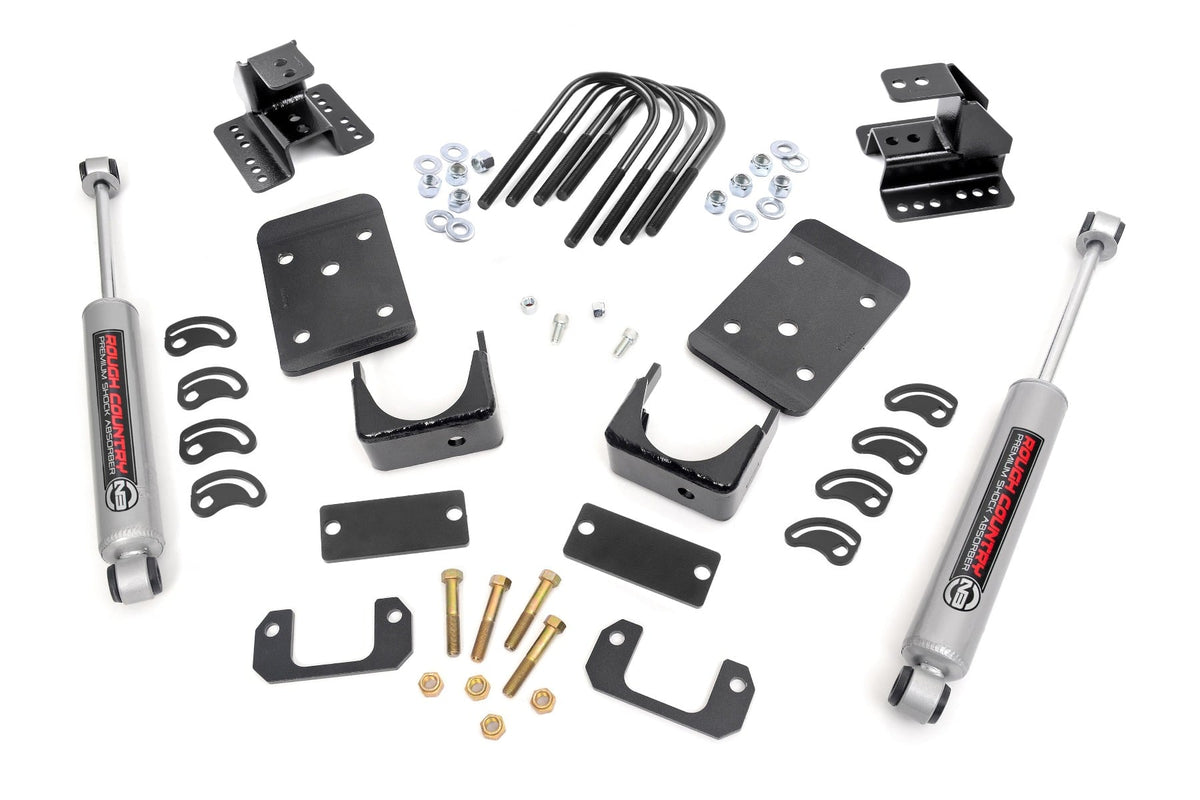 Lowering Kit Str Drop 2 Inch FR 4 Inch RR Silverado/Sierra 1500 (07-15) Rough Country