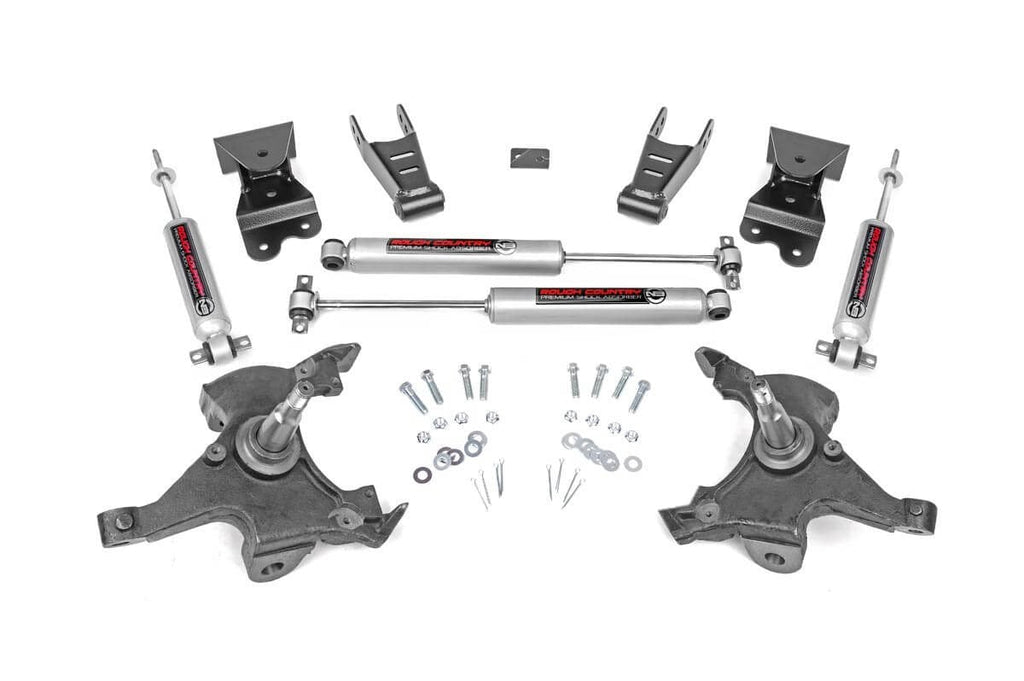 Lowering Kit 2 Inch FR 4 Inch RR Chevy C1500/K1500 Truck 2WD (88-99) Rough Country