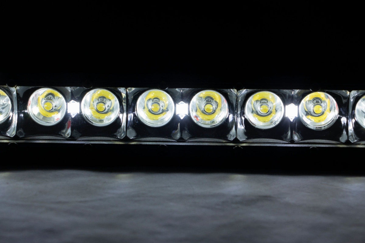 30 Inch Black Series LED Light Bar Curved Single Row Rough Country